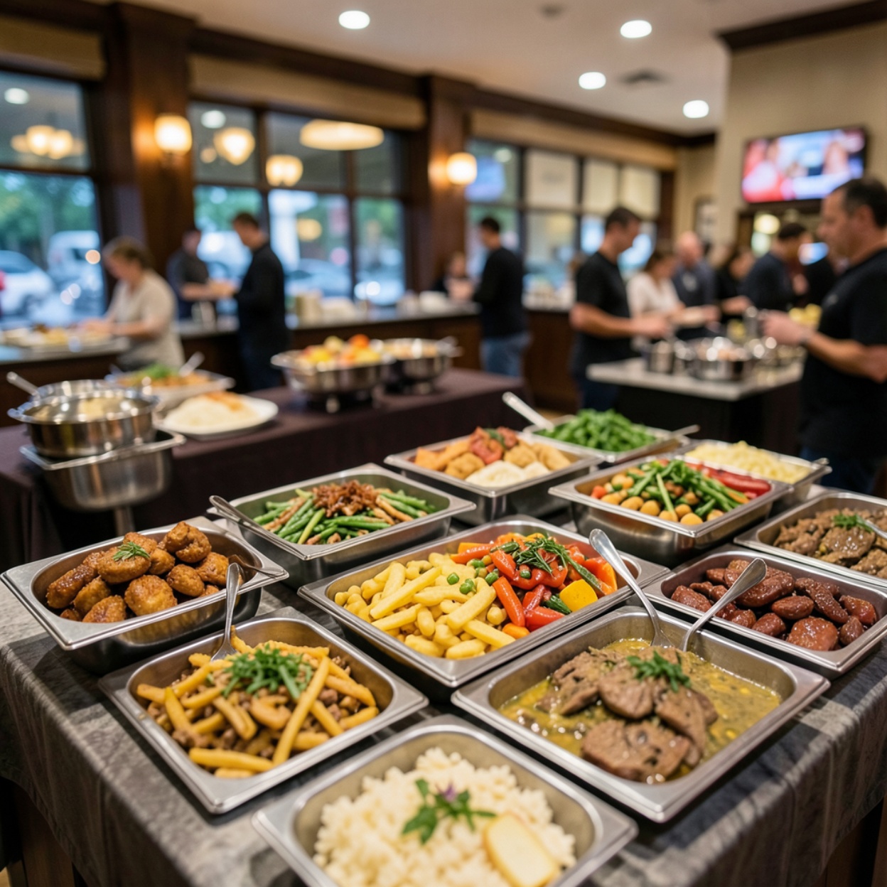 Western Foods Buffet for 100 persons